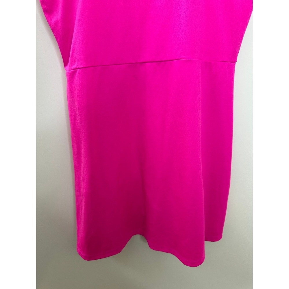 NEW Gap Active Tank Dress Hot Pink Medium GapFit Cup Bra Wicking Pickball Tennis - Picture 5 of 16